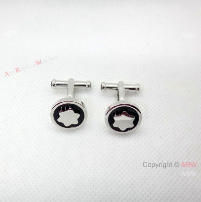 AAA Grade Montblanc Contemporary Cufflinks Silver Star